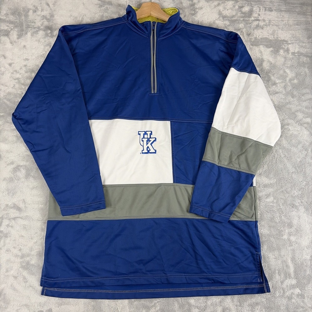 Vintage University of Kentucky Men's XL Basketball Player Issue Warm Up Top